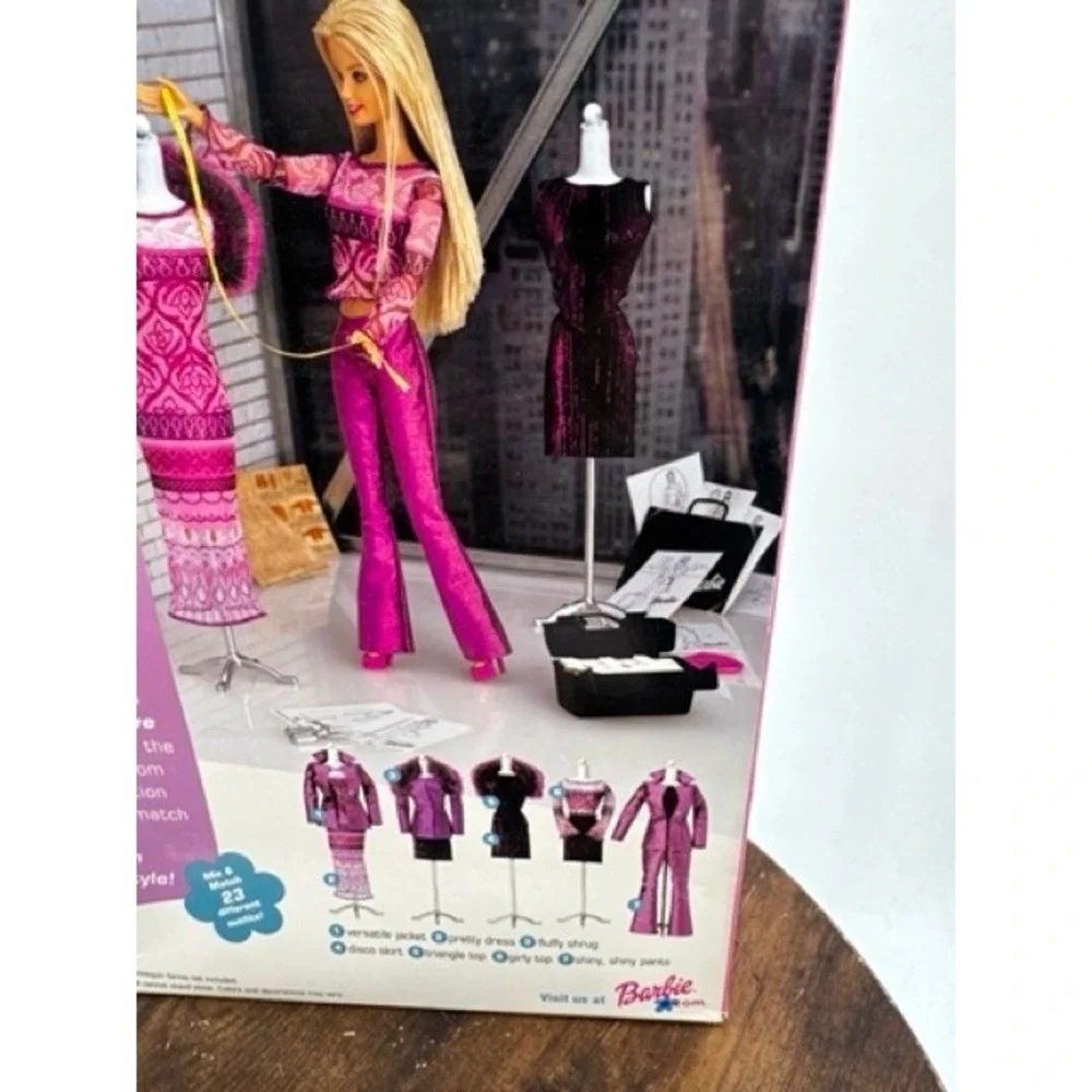 Vintage NEW Mattel Barbie Fashion Designer Doll Set Y2k Boho Chic Y2K 2002